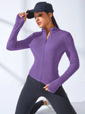 Women's Slimming Zip Yoga Jacket - Short Sports Body Sculpting Fitness Coat 2024