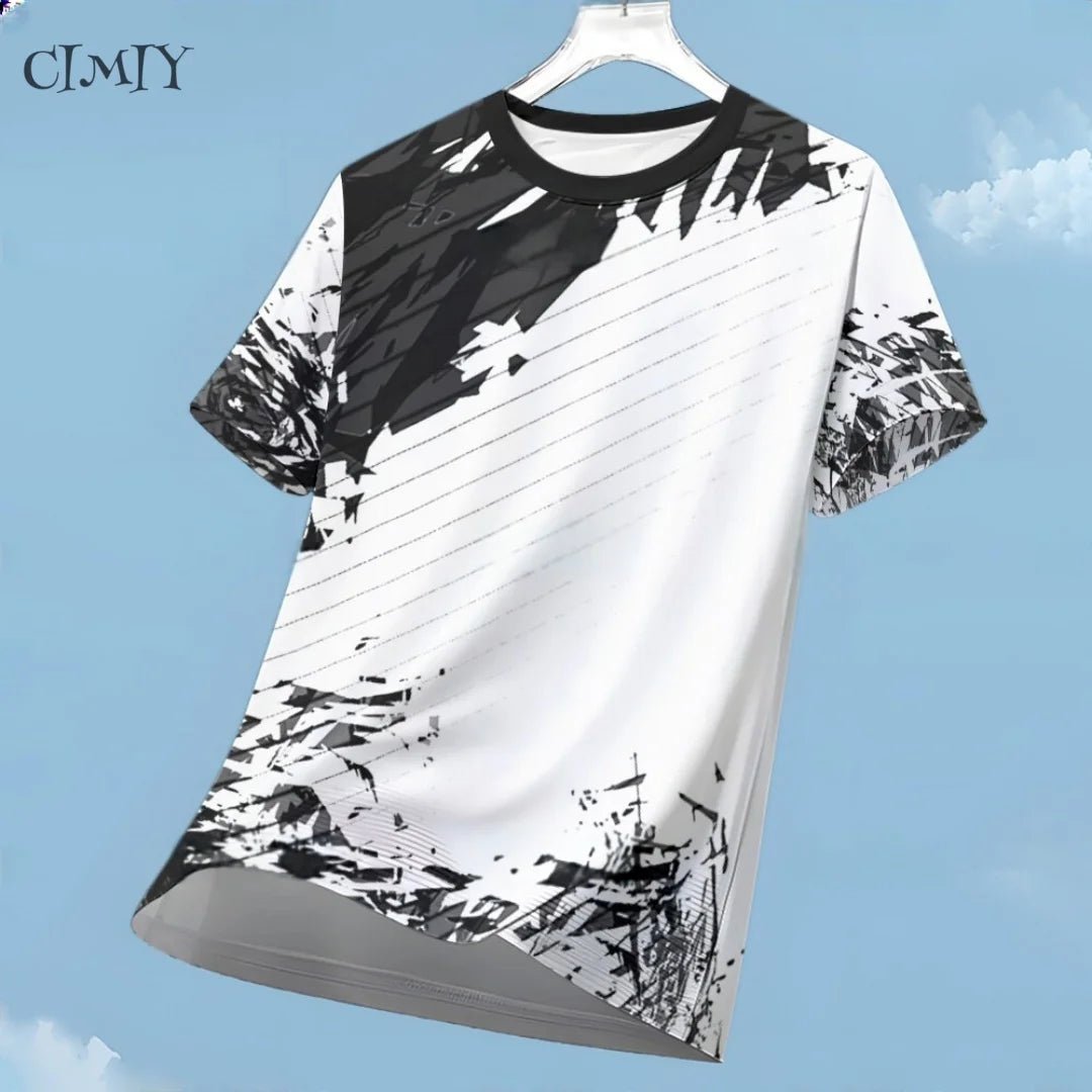 Men's Sports Casual Jersey – Dry Fit Running & Outdoor Shirt - lily supply