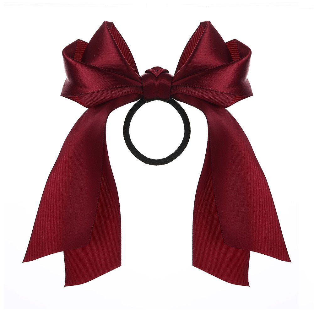 Korean BowKnot Hair Tie Scrunchies - Long Ribbon Elastic Hair Bands - lily supply