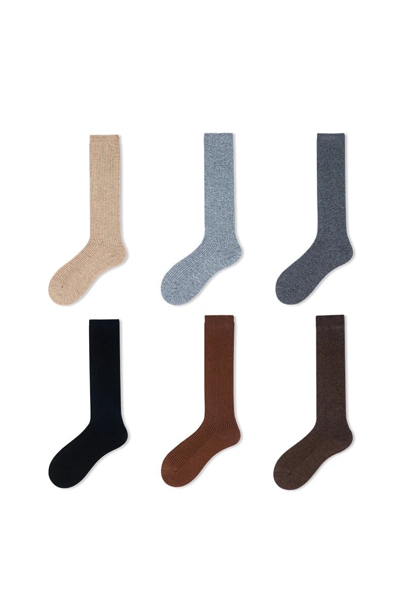 Women's 100% Merino Wool Knitted Pile Stockings – Warm Winter Socks - lily supply