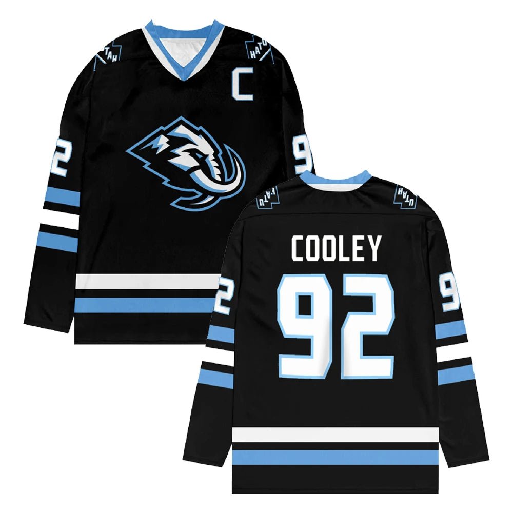 Utah Mammoth Hockey Jersey – V-Neck Long Sleeve Fan Shirt - Apparel & Accessories - lily supply
