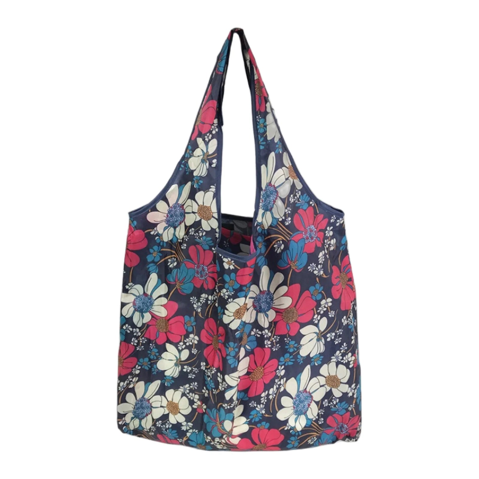 Large Eco-Friendly Foldable Shopping Bag - Reusable Print Tote