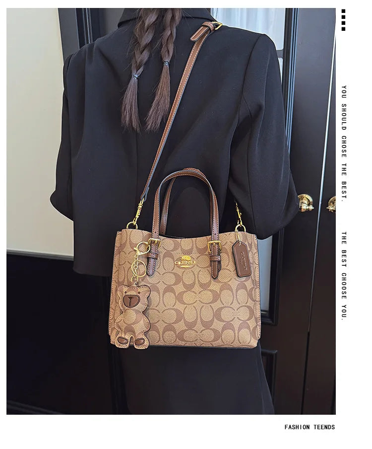 Women's Luxury Print Tote Bag - Large Capacity Shoulder Crossbody Purse