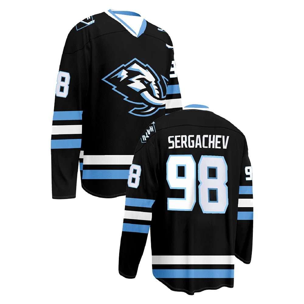 Utah Mammoth Hockey Jersey – V-Neck Long Sleeve Fan Shirt - Apparel & Accessories - lily supply