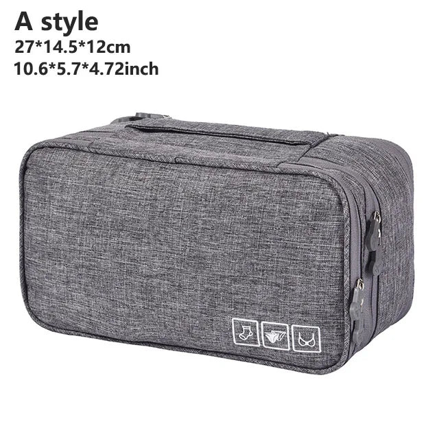 Travel Bra Organizer Bag Waterproof Panties Sock Underwear Storage Bag Daily Women Wash Package Cosmetic Finishing Bags