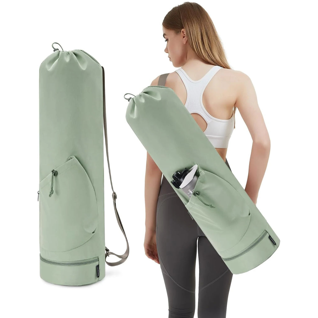 Yoga Mat Bag - Large Waterproof Tote Carrier with Adjustable Strap