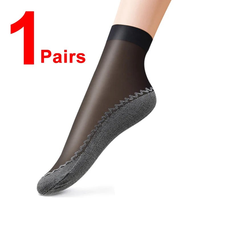 Women's Ultrathin Transparent Boat Socks – Invisible No - Show Socks - lily supply