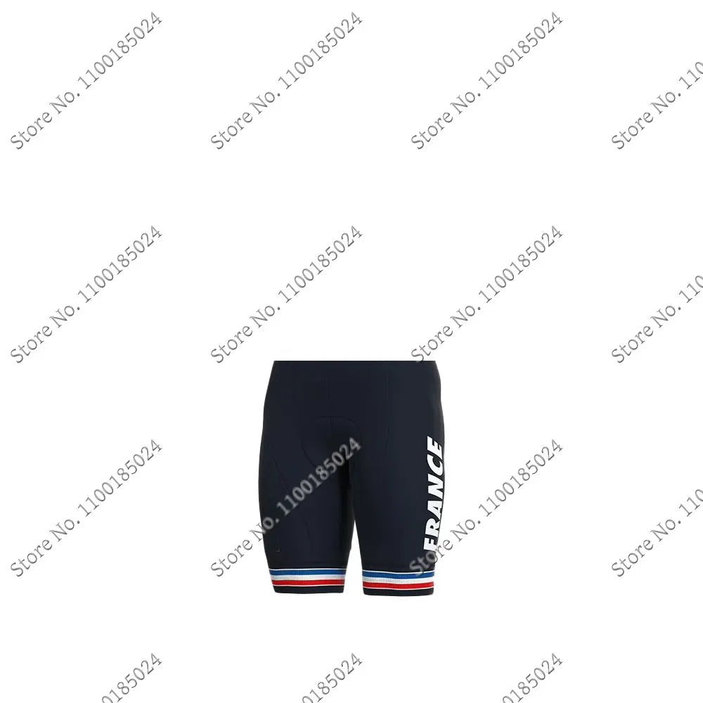 France National Team 2026 Cycling Jersey Set Summer Bicycle Clothing Road Bike Shirts Suit Bicycle Bib Shorts MTB Ropa Maillot - lily supply