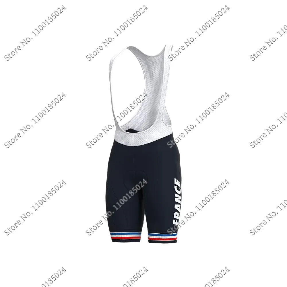 France National Team 2026 Cycling Jersey Set Summer Bicycle Clothing Road Bike Shirts Suit Bicycle Bib Shorts MTB Ropa Maillot - lily supply
