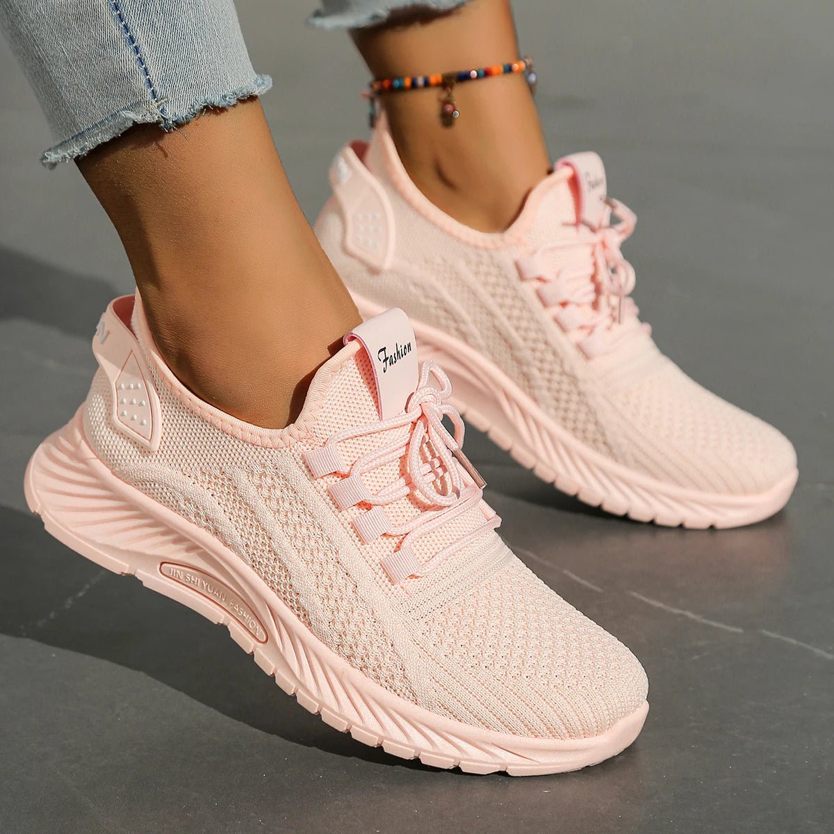 women shoes casual sneaker fall 2025 new fashion leisure sports single shoes wholesale cross - border factory trend fly weaving - lily supply