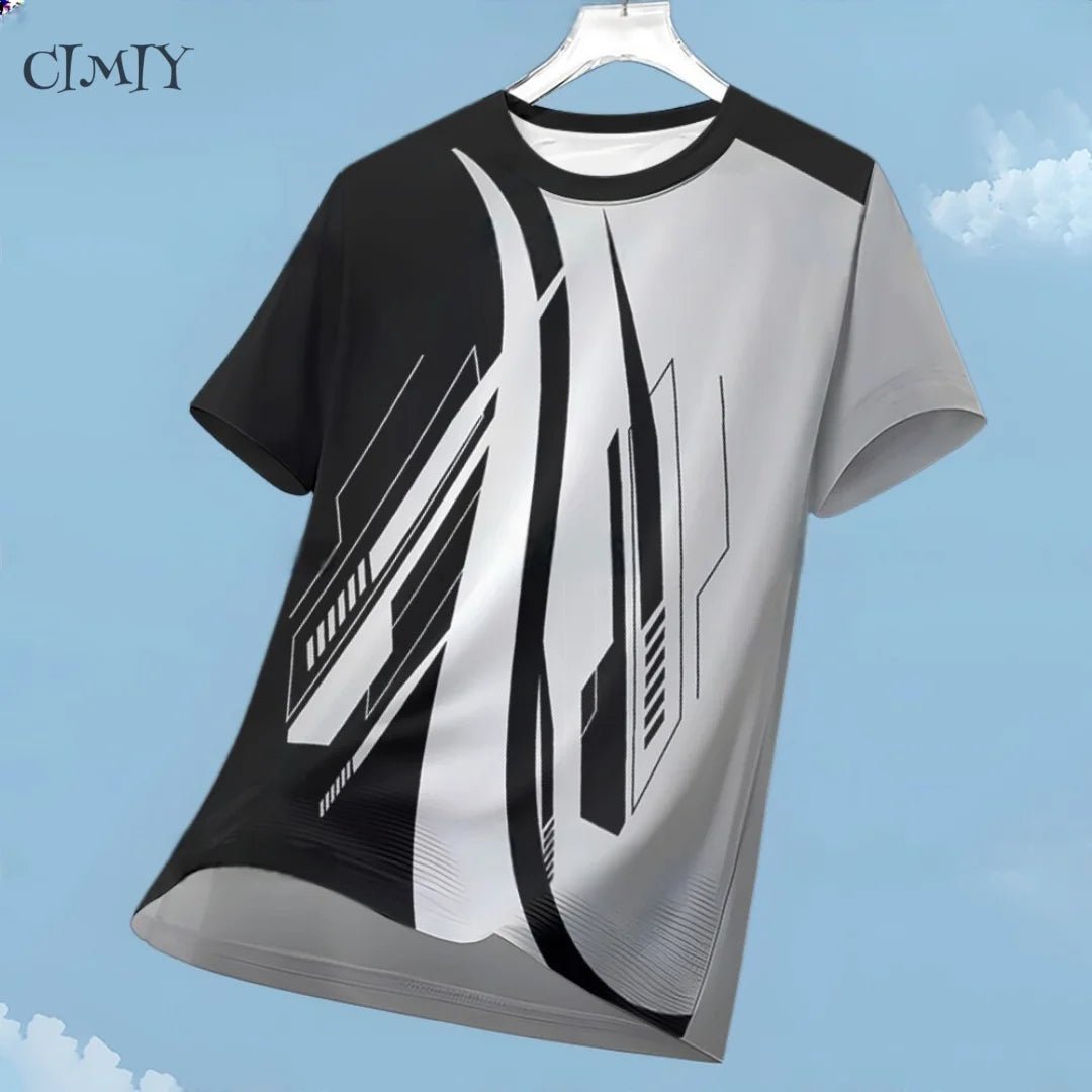 Men's Sports Casual Jersey – Dry Fit Running & Outdoor Shirt - lily supply