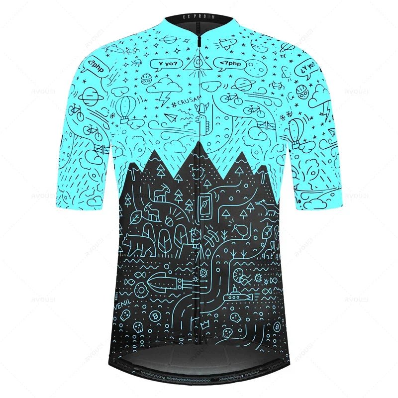 Vendull 2024 Racing Cycling Jersey – Short Sleeve Sport Bike Shirt - lily supply