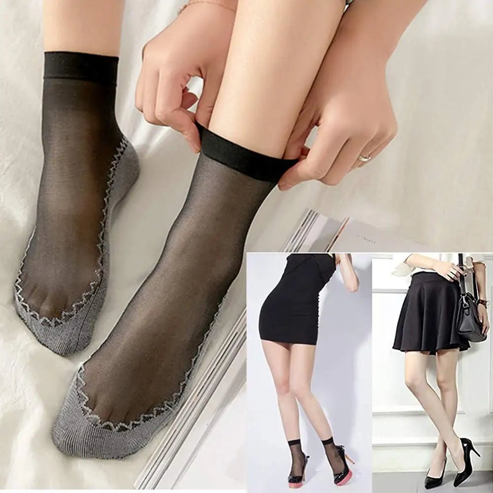Women's Ultrathin Transparent Boat Socks – Invisible No - Show Socks - lily supply