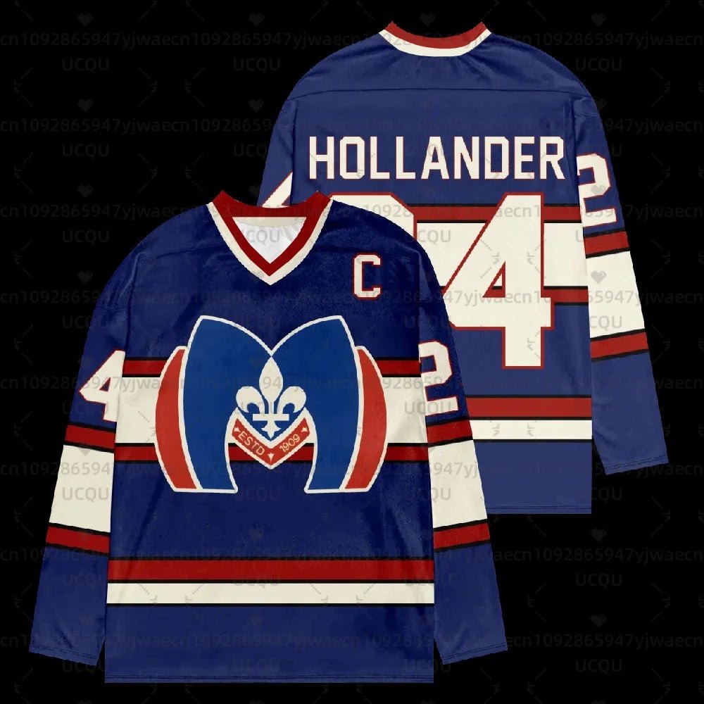 New Heated Rivalry Hockey Jersey Long Sleeves Tee Men's Women's Rozanov HOLLANDER T-shirt Unisex Tops Pullovers - lily supply