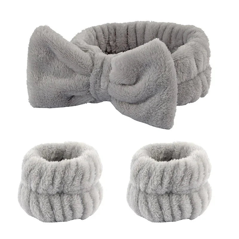 1/2/3PCS Face Wash Wristbands Headband Makeup Hair Care Headband Wash Headband for Washing Your Face Hair Bands for Women FD01 - lily supply