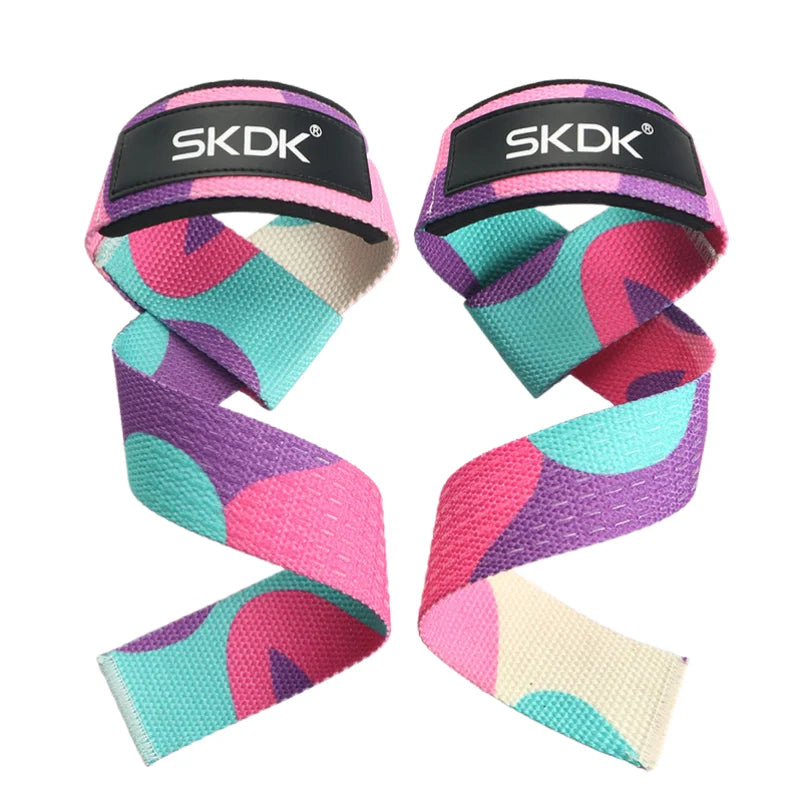 Weightlifting Wrist Straps & Deadlift Gloves - Barbell Dumbbell Anti-Slip Bands