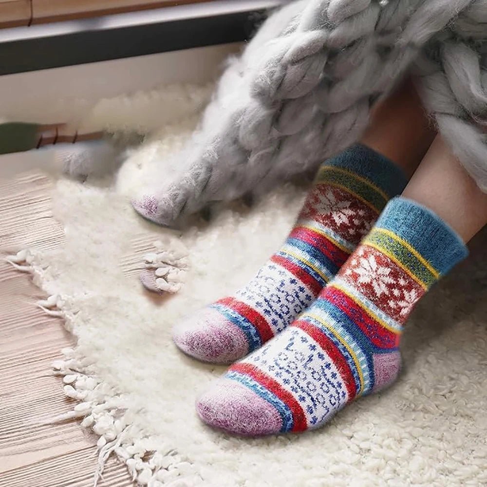 Women's Fuzzy Cosy Wool Winter Socks – Warm Fluffy Socks - lily supply