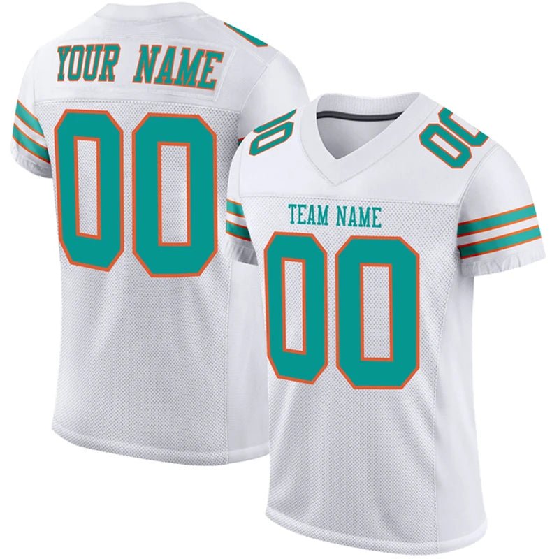 White Series Custom Football Jersey – Personalised Sewn Team Shirt - lily supply