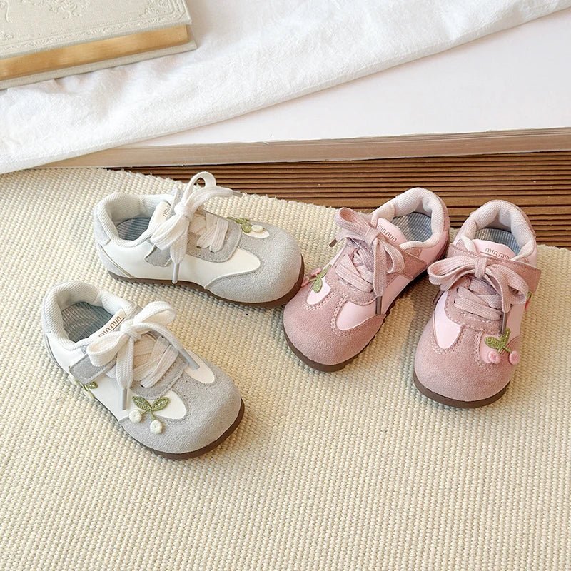 Girl Sneakers For Spring Children Shoes Girls Fashion Sports Shoes Princess Non - slip Comfortable Walking Shoes Kids Flowers - lily supply