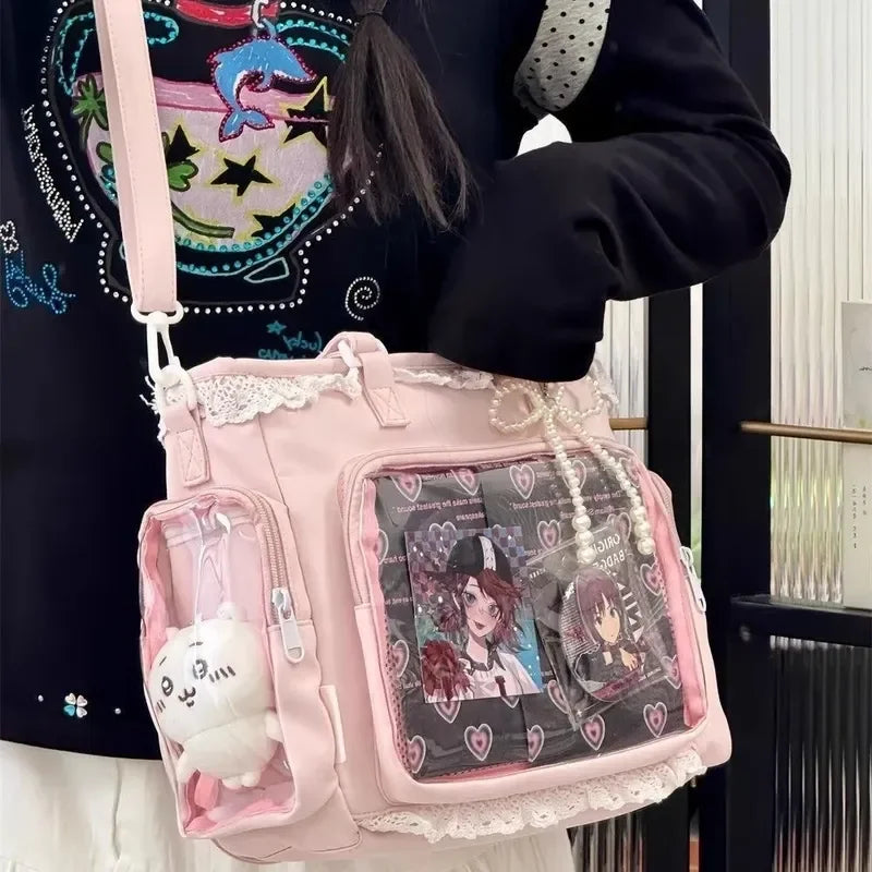 Ballet Girl Large Appetite Itabag Japanese Two-Dimension Single Shoulder Crossbody Bag Gift For Friends Women'S Handbag Gift