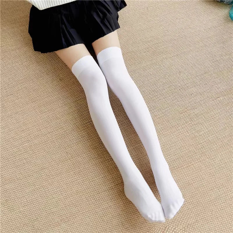Women's Thigh High Over - Knee Cotton Long Socks – Classic Long Socks - lily supply