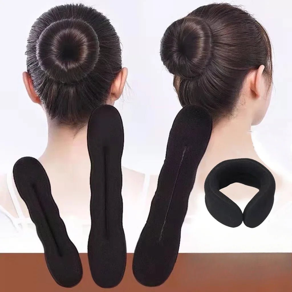 Sponge Magic Bun Maker - Loop Curly Twist Donut Bun Curler Scrunchie - lily supply