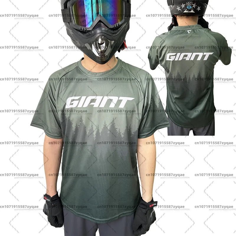 2025 Giant MTB Downhill Jersey – Motocross Bike Real Shot T-Shirt - lily supply