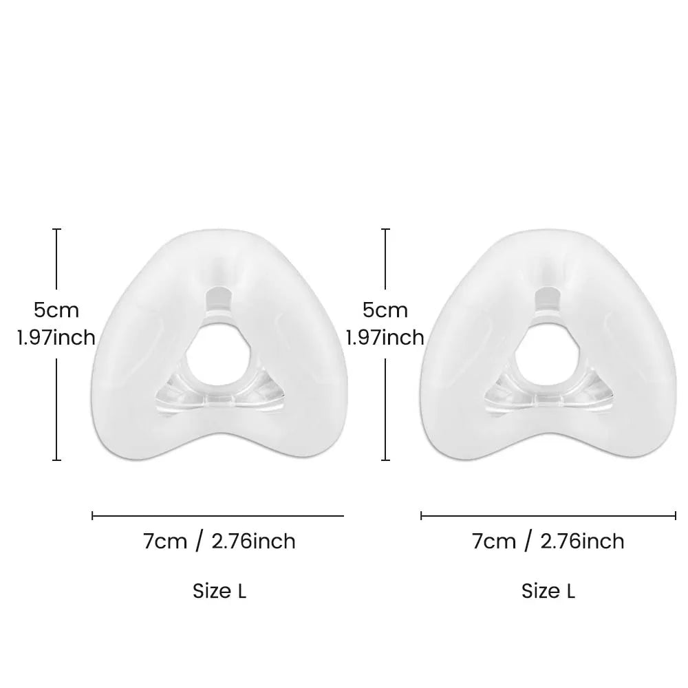 1/2pcs Nasal Cushion for Airfit N20 Silicone Replacement , Compatible with N20 Face Masks, AirfitN20 Mask Covering Nose，Soft - lily supply