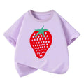 Girls T-shirts Short - sleeve Blouse for Kids 2025 Summer Teenager School Uniform Tees Cotton Children Outfits Toddler Outerwear - lily supply