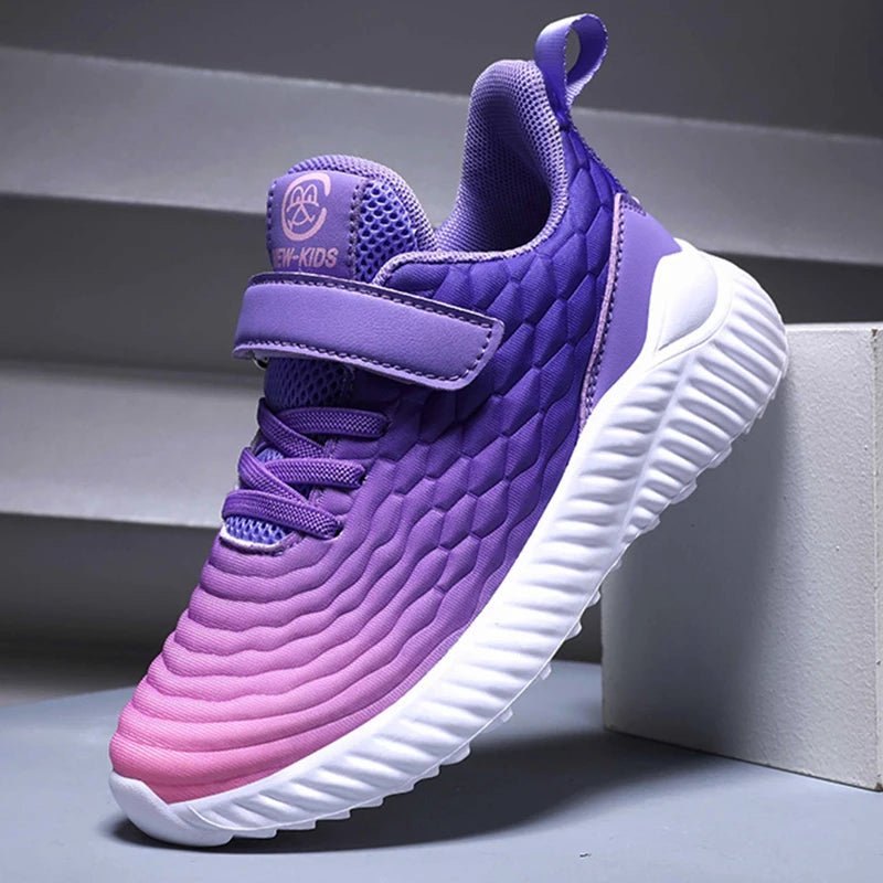 Kids Girls Shoes Casual Breathable Running Tennis Children Sneakers Girls Shoes Fashion Gradient Designer Sports Shoes Outdoors - lily supply