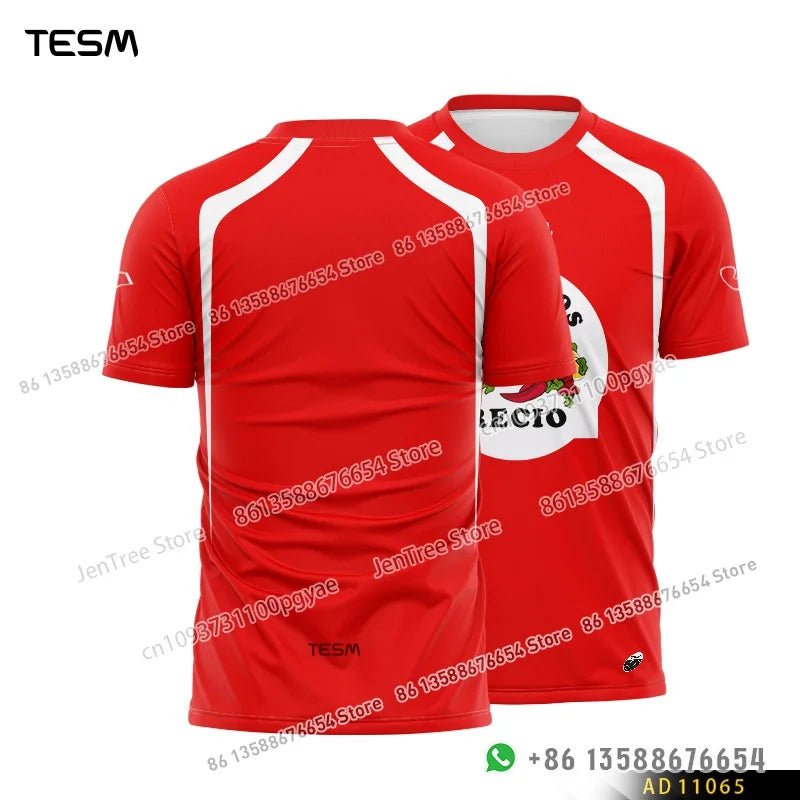 TESM Retro Sports Jersey – Men's & Women's Casual Top - Men's Clothing - lily supply