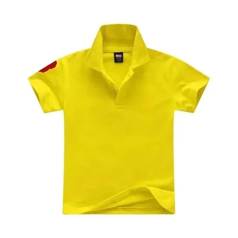 Baby Boys Cartoon Embroidery Polo Shirt