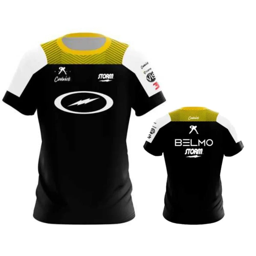 Men's 3D Print Bowling Jersey 2025 | Short Sleeve Sports T-Shirt - Men's Clothing - lily supply