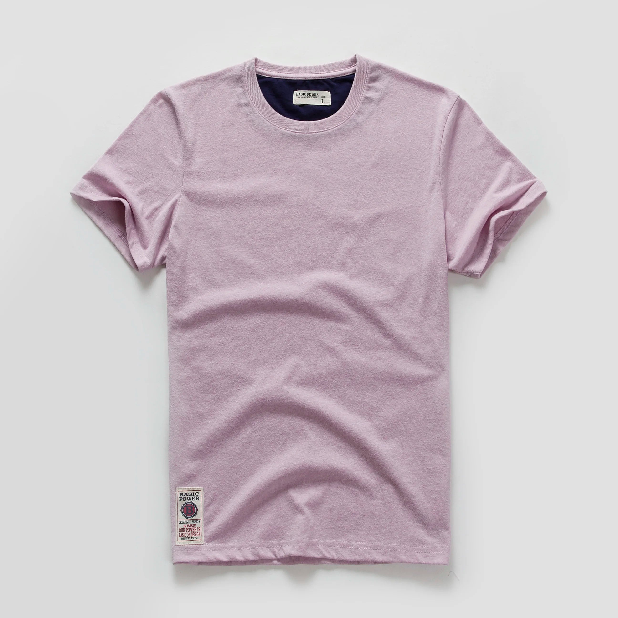 Men's Cotton Solid O-Neck T-Shirt