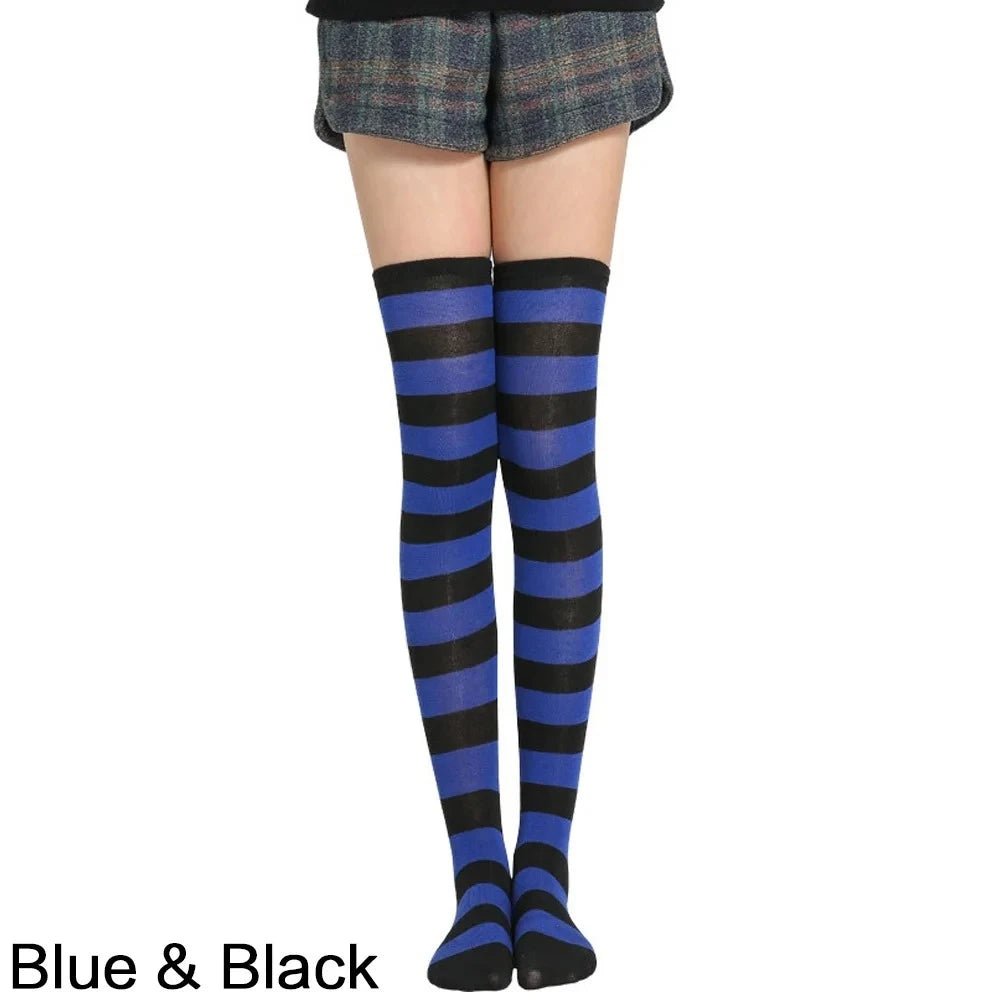 Women Over Knee Thigh High Socks - 5 Colours - lily supply