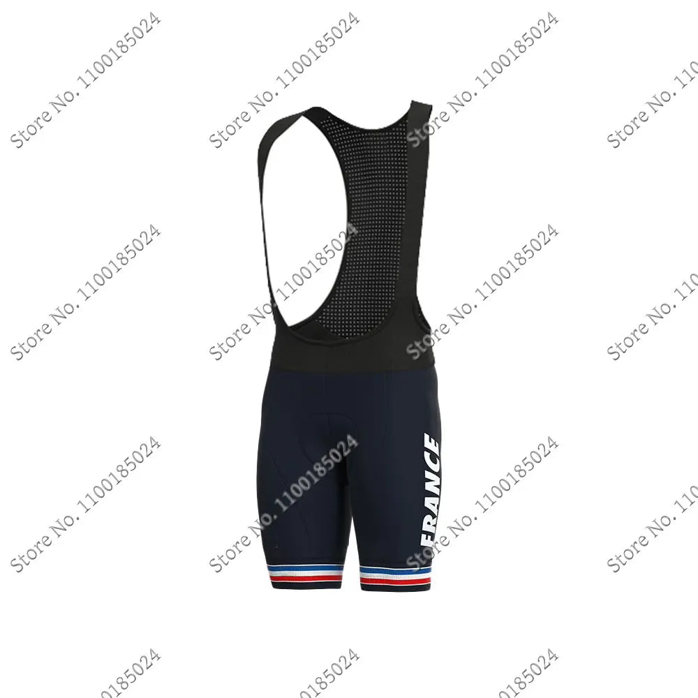France National Team 2026 Cycling Jersey Set Summer Bicycle Clothing Road Bike Shirts Suit Bicycle Bib Shorts MTB Ropa Maillot - lily supply