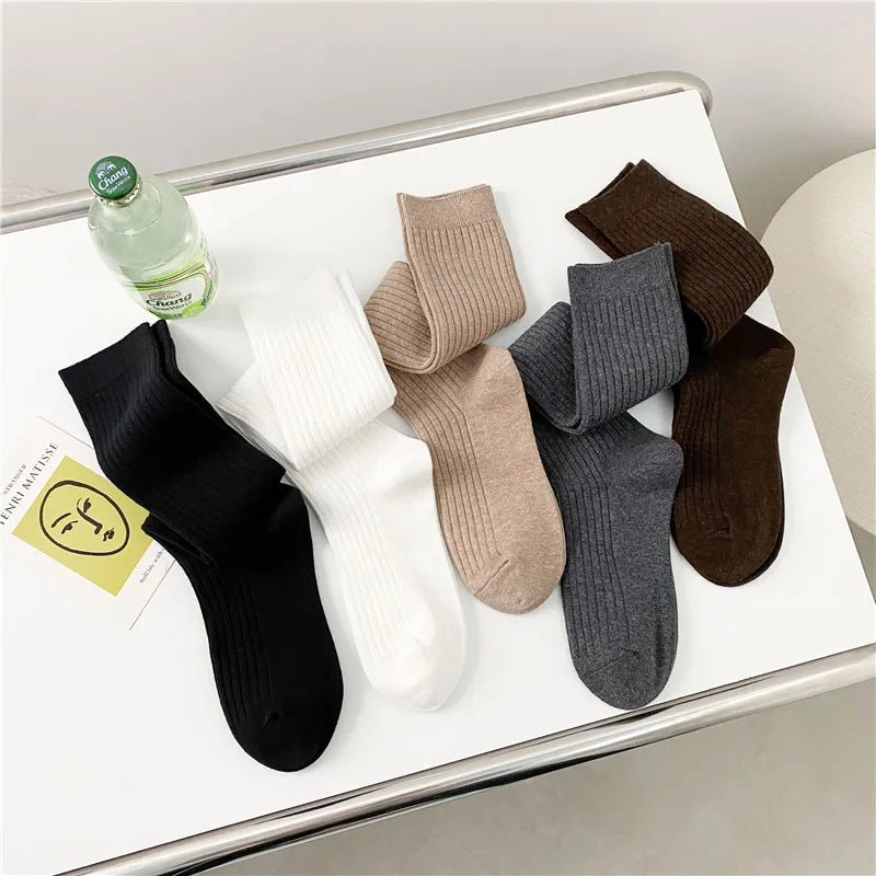 Women's Preppy Kawaii Cotton Knee High Socks – Sweet Long Socks - lily supply