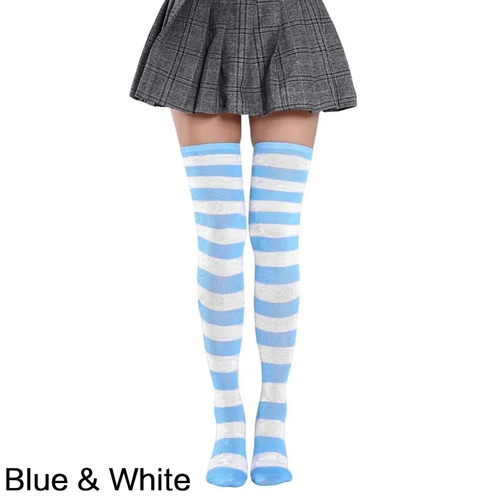 Women Over Knee Thigh High Socks - 5 Colours - lily supply