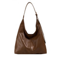 Women's PU Leather Single Shoulder Handbag - Large Capacity Casual Tote - lily supply