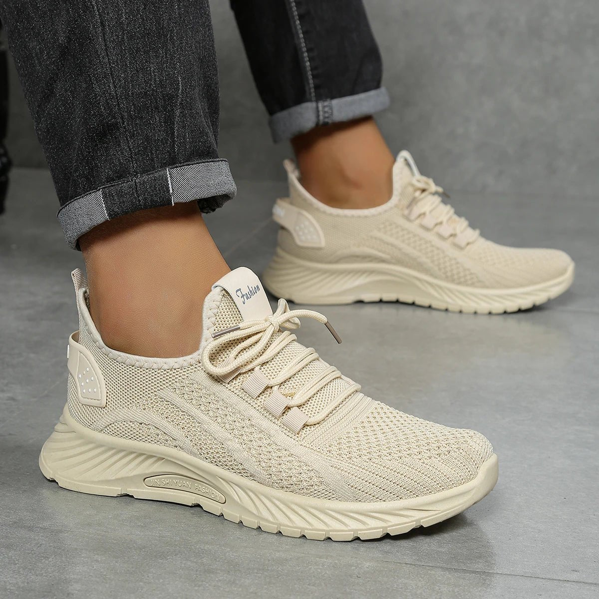 women shoes casual sneaker fall 2025 new fashion leisure sports single shoes wholesale cross - border factory trend fly weaving - lily supply