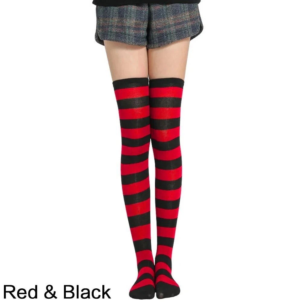 Women Over Knee Thigh High Socks - 5 Colours - lily supply