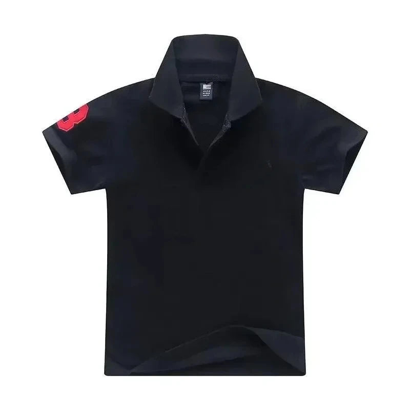 Baby Boys Cartoon Embroidery Polo Shirt