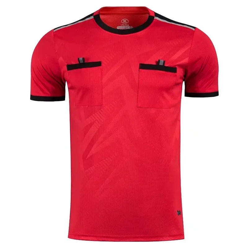 Football Referee Kit 2025 – Short Sleeve Jersey with Pockets - lily supply