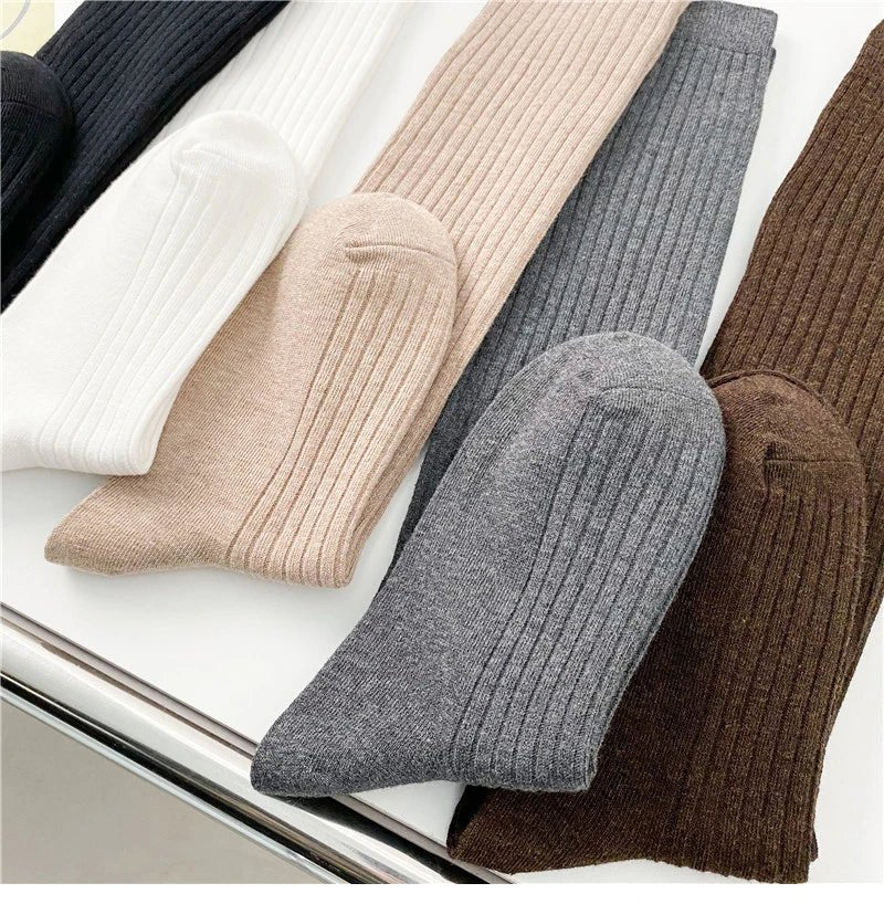 Women's Preppy Kawaii Cotton Knee High Socks – Sweet Long Socks - lily supply
