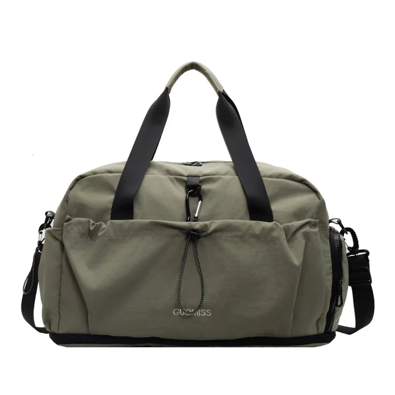 Large Capacity Women's Travel Bags Nylon Independent Shoe Warehouse Travel Tote Waterproof Waterproof For Women Fitness Yoga Bag