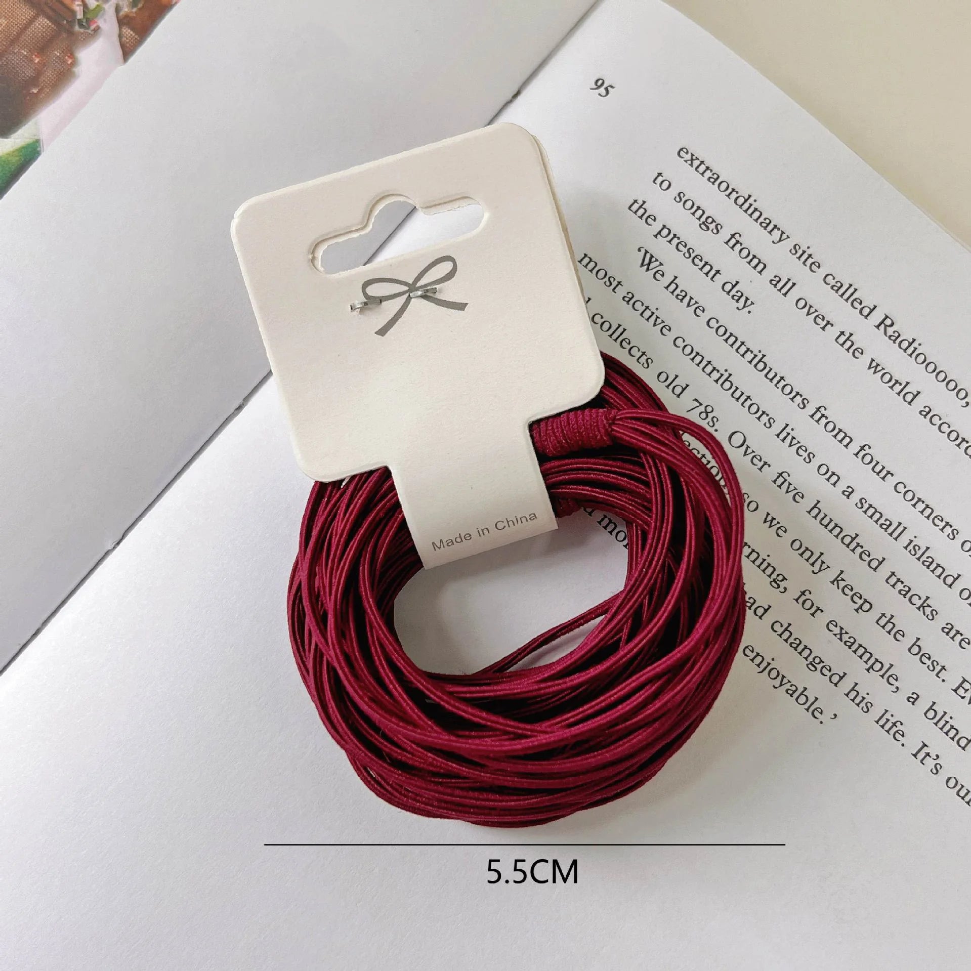 Women's High Elastic Multi - Strand Scrunchie Hair Rope - Basic Hair Accessories - lily supply