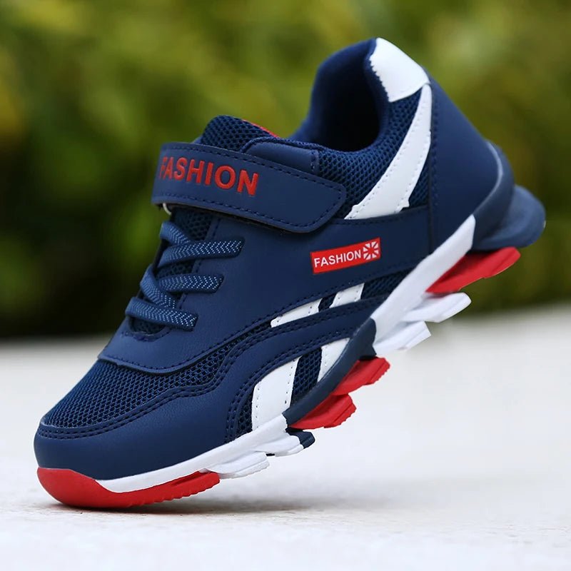 Kids Sneakers for Boys Girls Running Tennis Shoes Lightweight Breathable Sport Athletic - lily supply