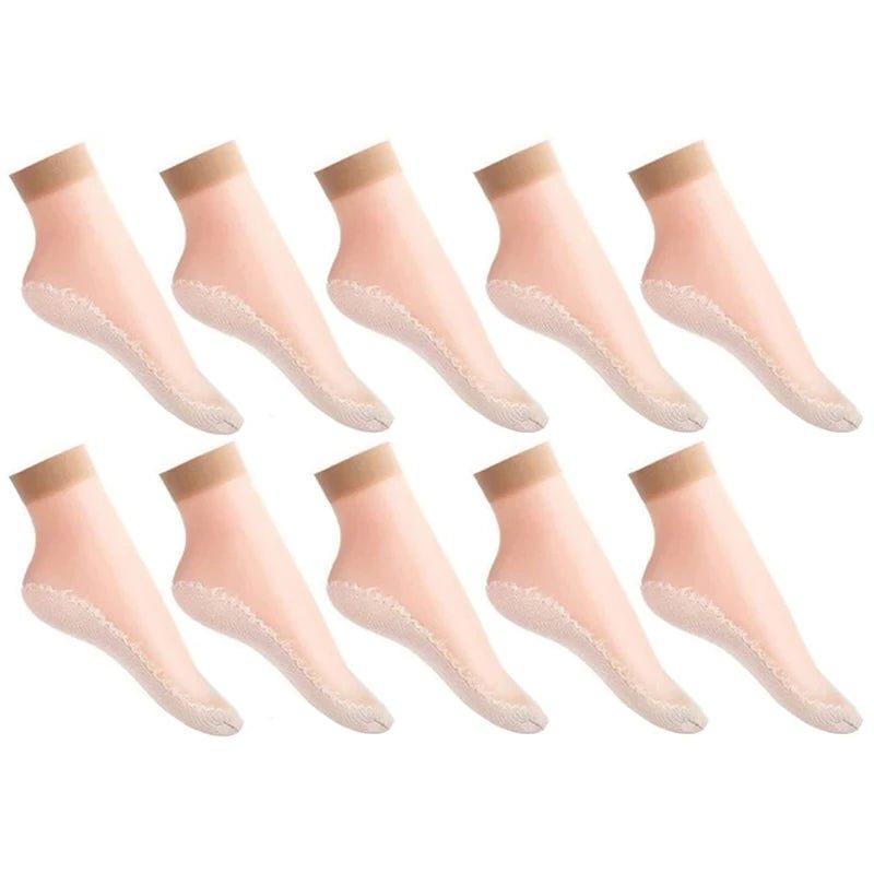 Women's Ultrathin Transparent Boat Socks – Invisible No - Show Socks - lily supply