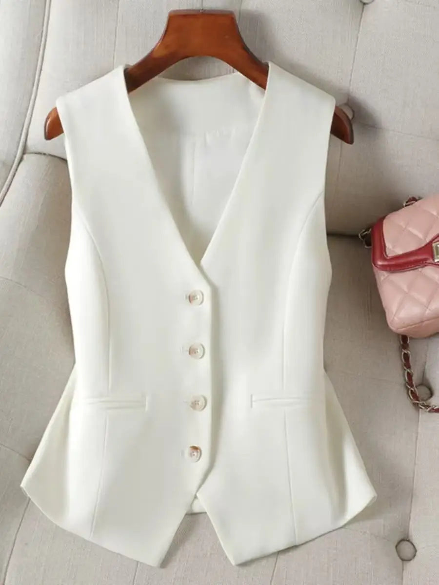 Women's Formal Business Vest Waistcoat