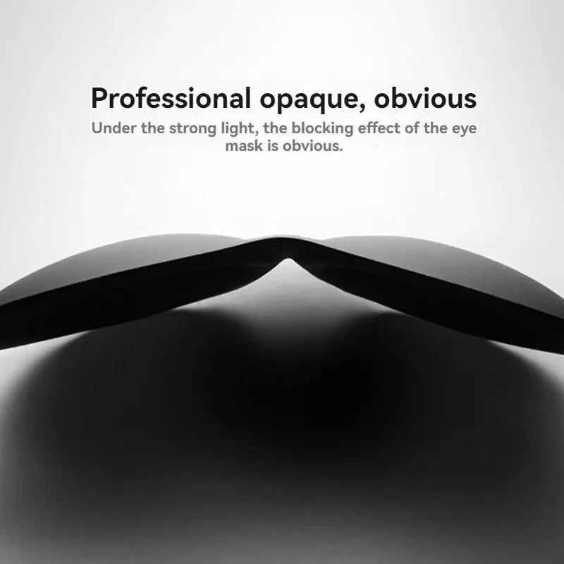 3D Non - Marking Three - Dimensional Eye Mask Without Nose Simple Solid Color Blackout Sleep Students Lunch Break Eye Masks - lily supply